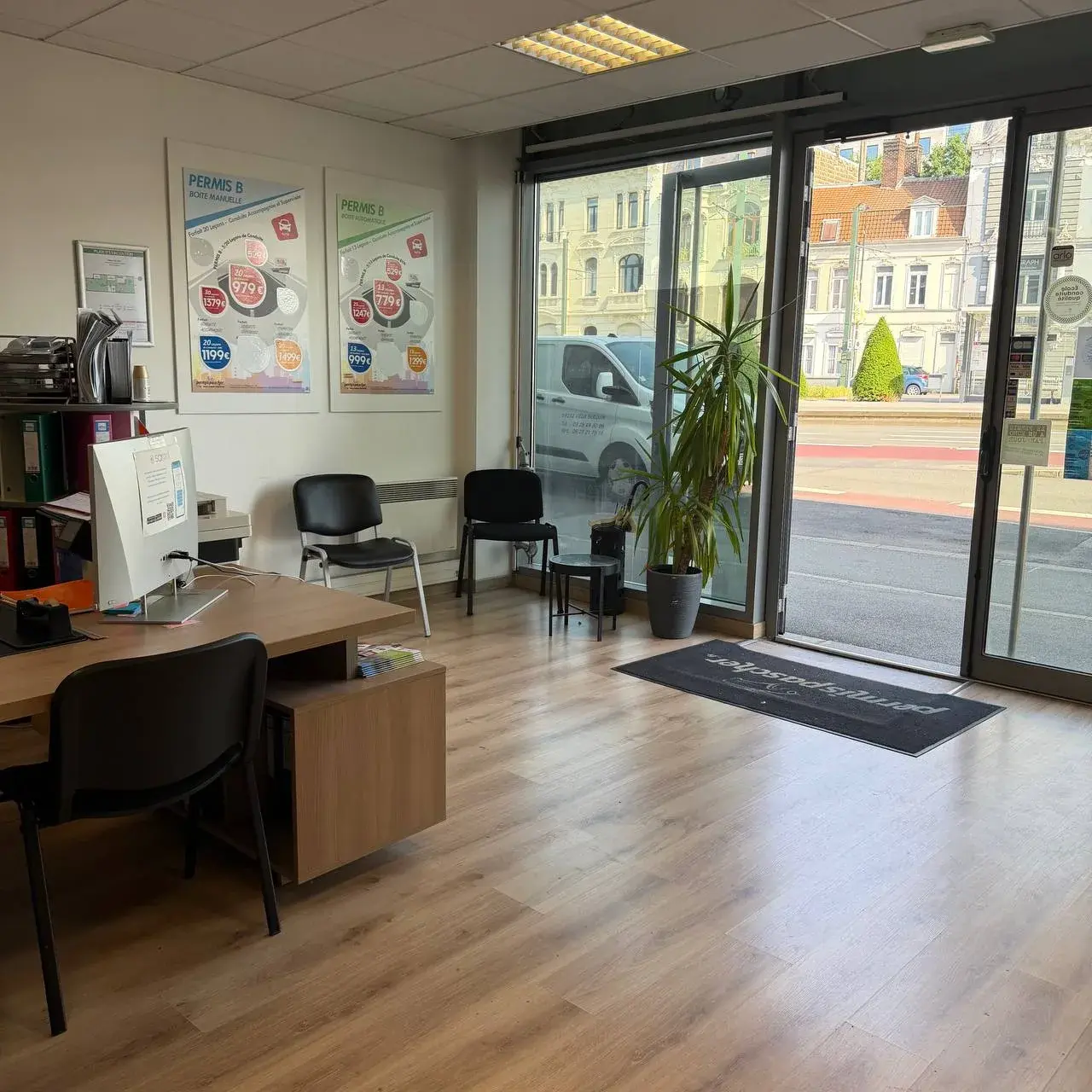 Entrée de l'agence Permis Pas Cher Roubaix
